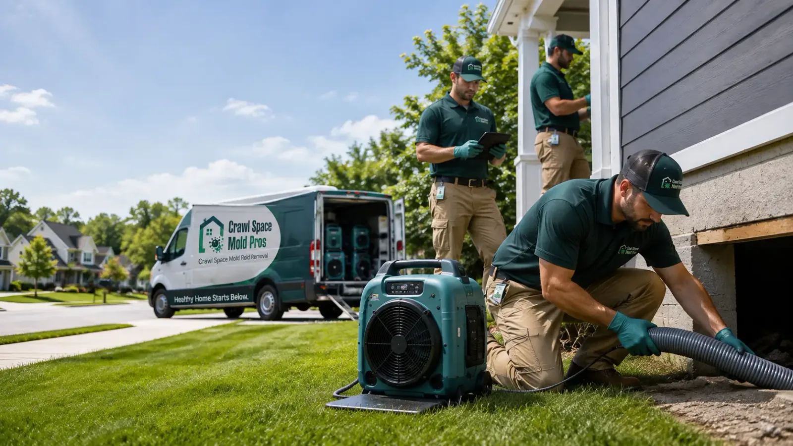 Crawl Space Mold Removal in Brutus, MI